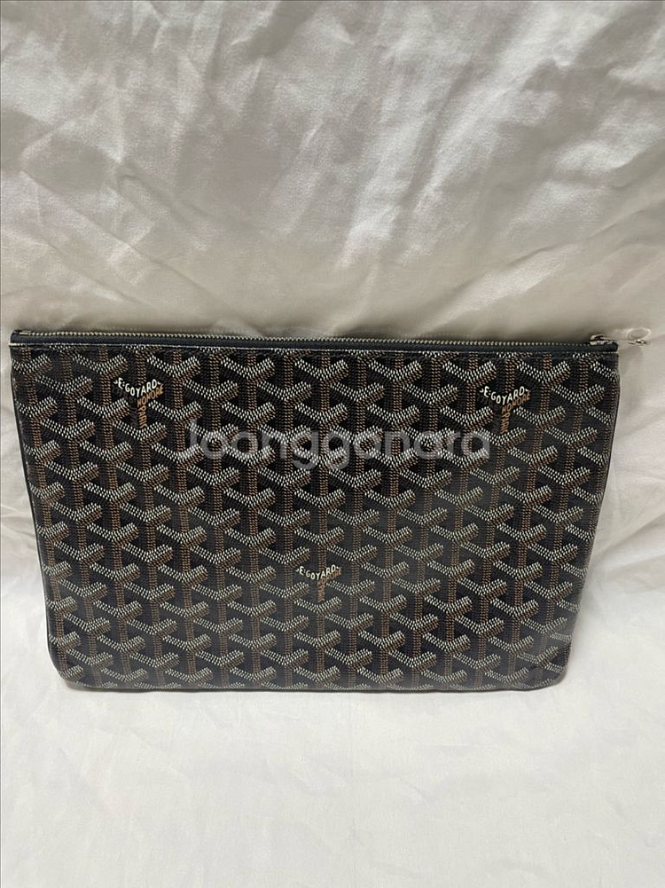 고야드 블랙 세나 클러치 MM--2