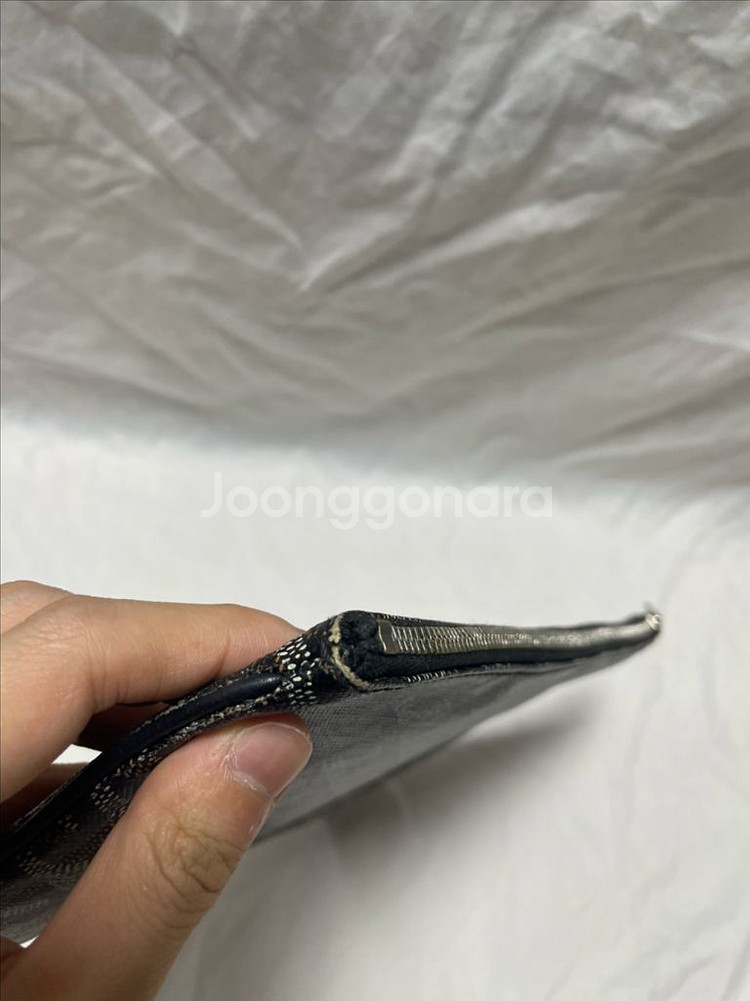 고야드 블랙 세나 클러치 MM--3