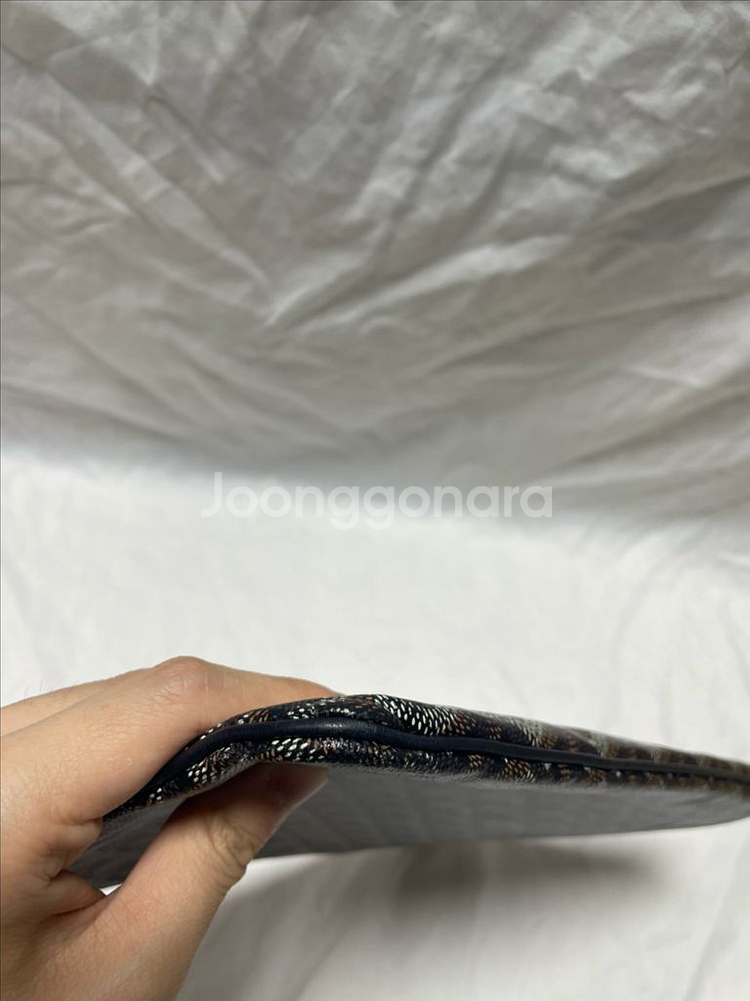 고야드 블랙 세나 클러치 MM--5