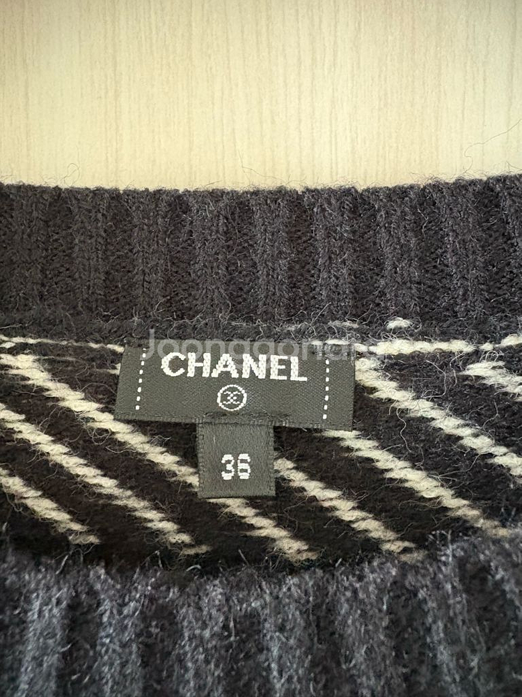 베이직 스트라이프 니트 스웨터--3