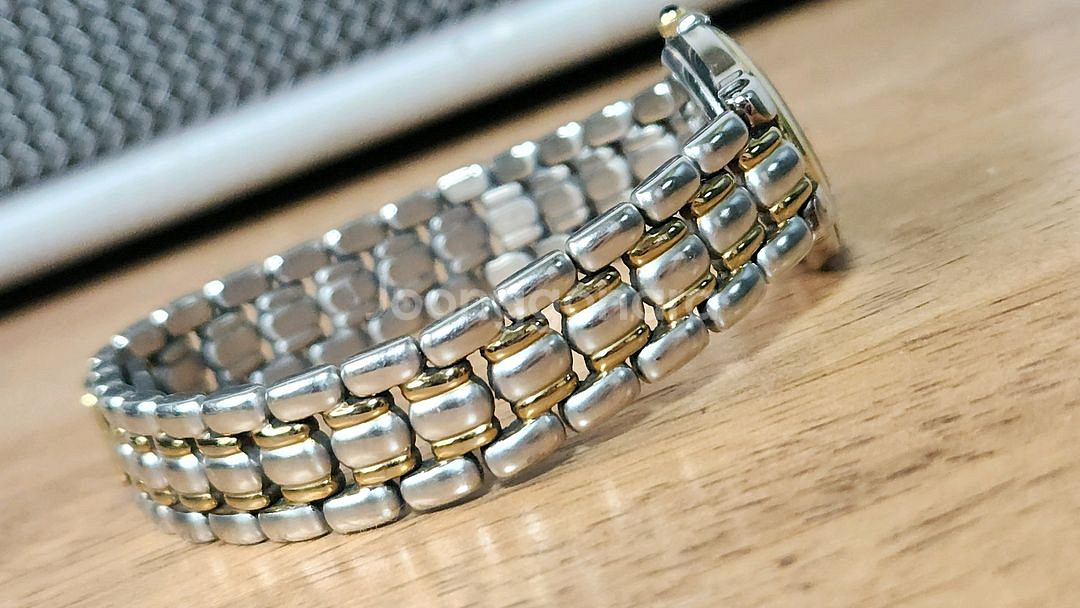 # 피에르 가르뎅 여성명품시계 골드 콤비 시계 급처--1