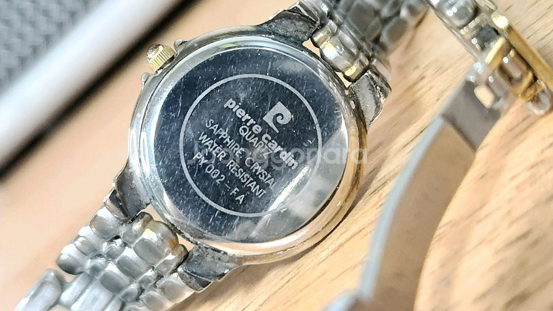 # 피에르 가르뎅 여성명품시계 골드 콤비 시계 급처--2