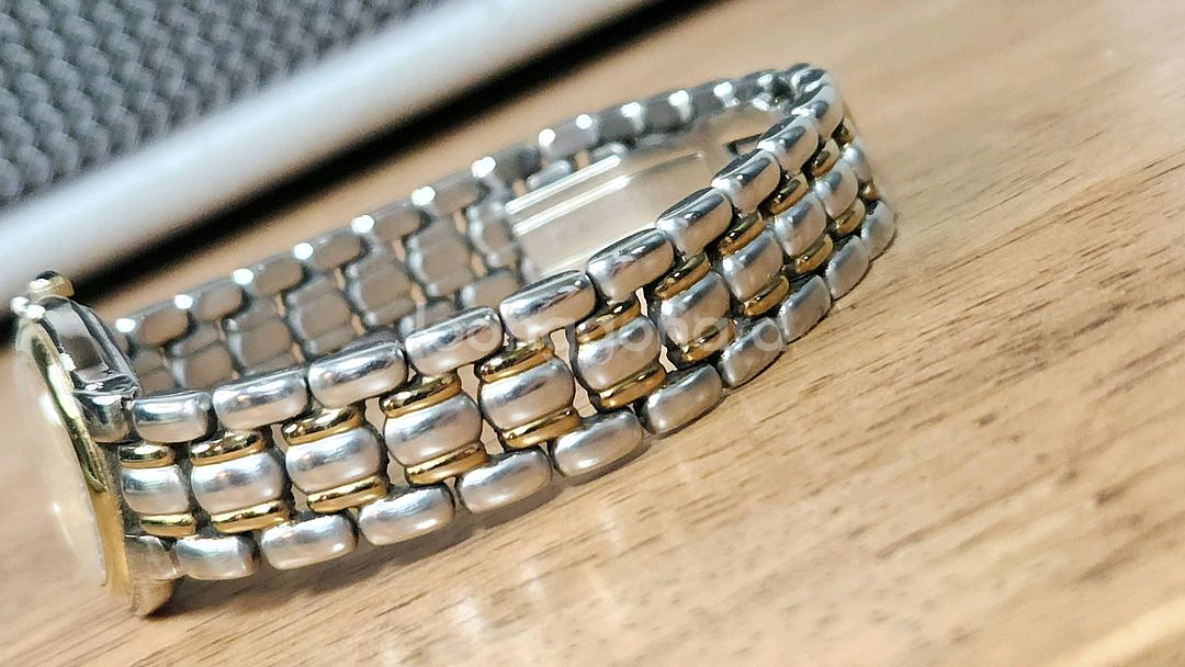 # 피에르 가르뎅 여성명품시계 골드 콤비 시계 급처--5