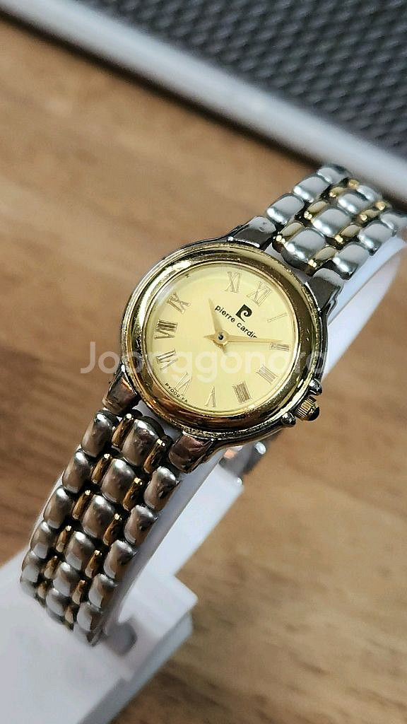 # 피에르 가르뎅 여성명품시계 골드 콤비 시계 급처--8