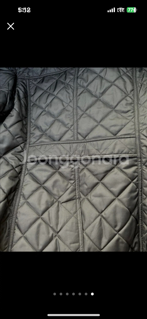 버버리 애쉬허스트 퀼팅 자켓--6