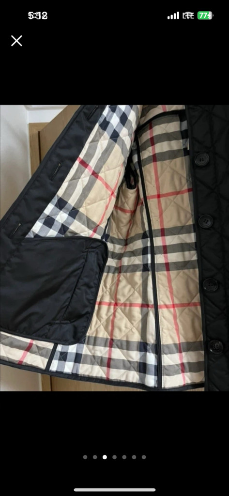 버버리 애쉬허스트 퀼팅 자켓--2