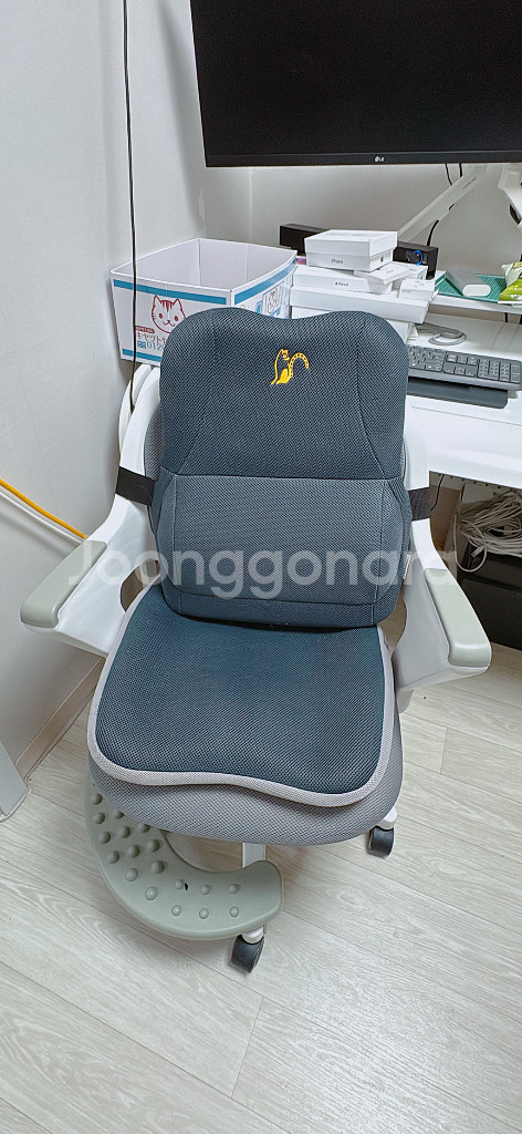 젠틀리머 방석+등 쿠션 자세교정--1