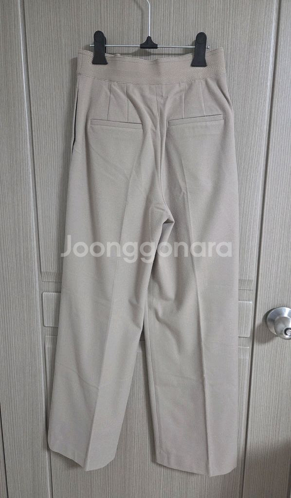 타임 백밴딩 원턱 와이드 팬츠44 랑방 마인 더캐시미어--7