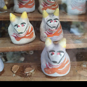 행운을 부르는 린베이 인형 이누토 린 호조 토 인형 도자기