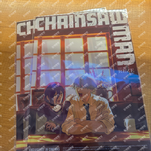 체인소맨 카페 포스터 PET 레제 덴지 6주차 주말 특전