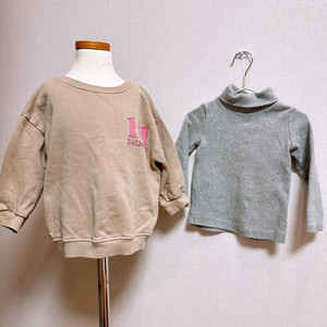 자라 2-3사이즈 달마시안 맨투맨 + 5호 보세 폴라티