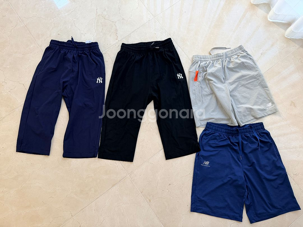 엠엘비 7부 145 두벌 뉴발 반바지 140 두벌--0