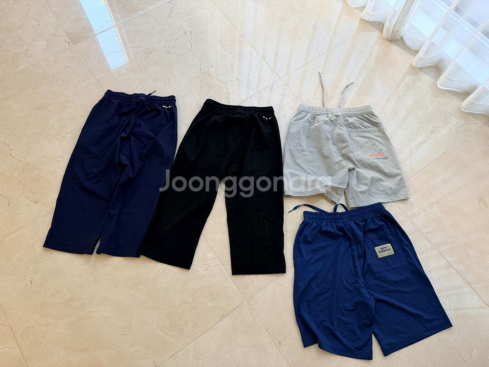 엠엘비 7부 145 두벌 뉴발 반바지 140 두벌--1