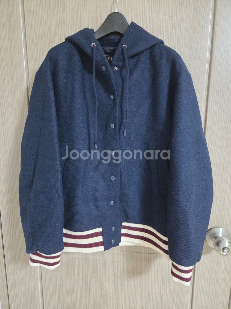 타임 울 핸드메이드 후드 블루종 랑방 마인 더캐시미어--3