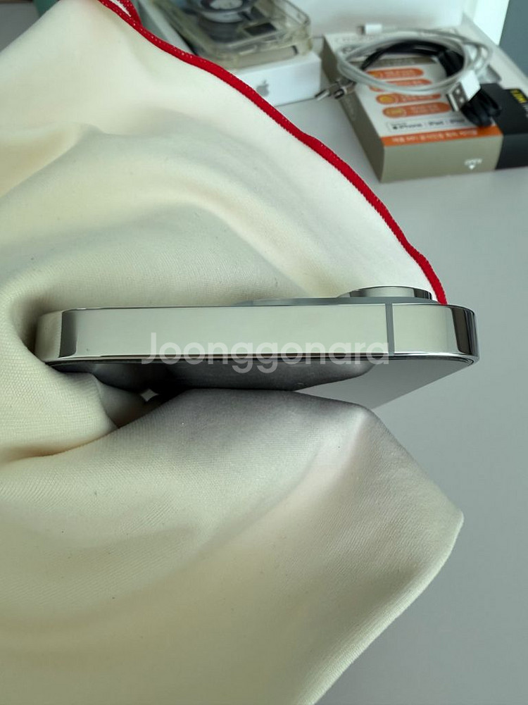 아이폰14프로 실버 512 (자급제 풀박스)--5