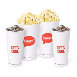 롯데시네마 더블콤보 팝콘세트(16,900)