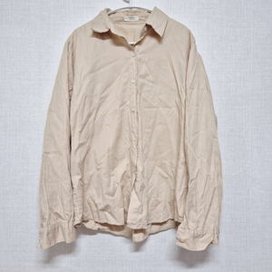 베이지 셔링 블라우스