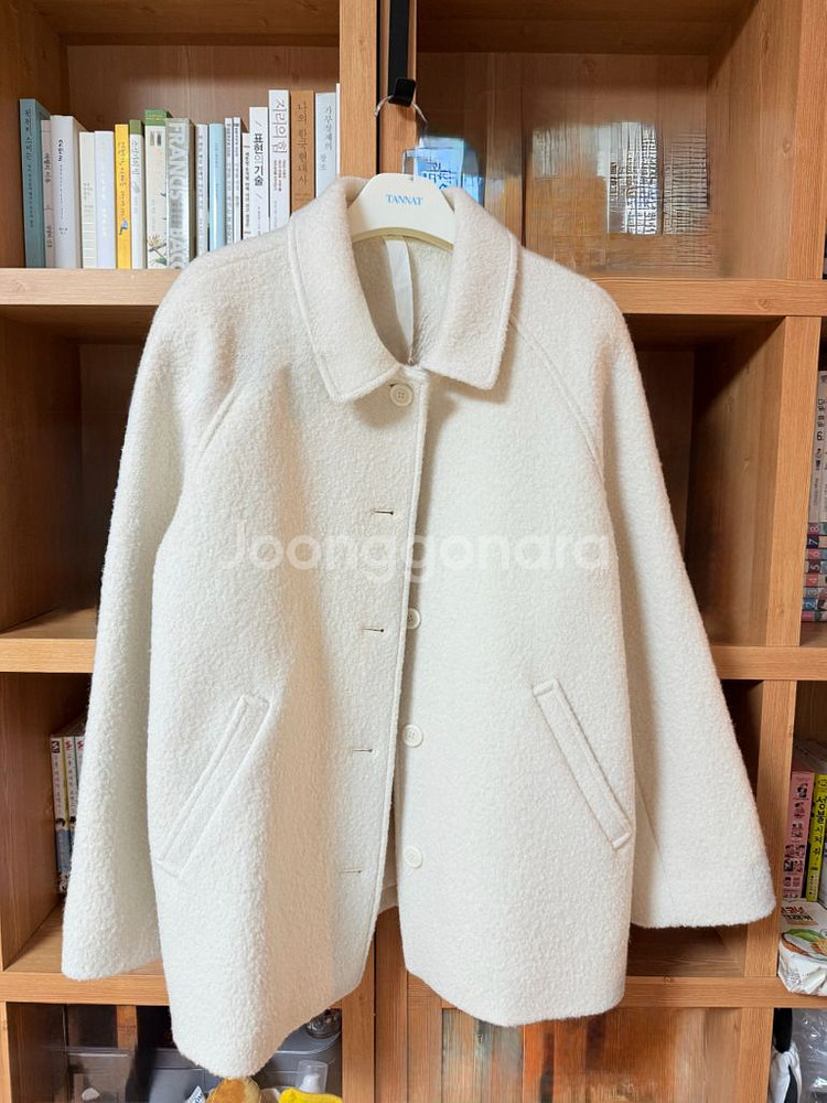 타낫 eto 알파카 울 하프코트 부클하프코트--1