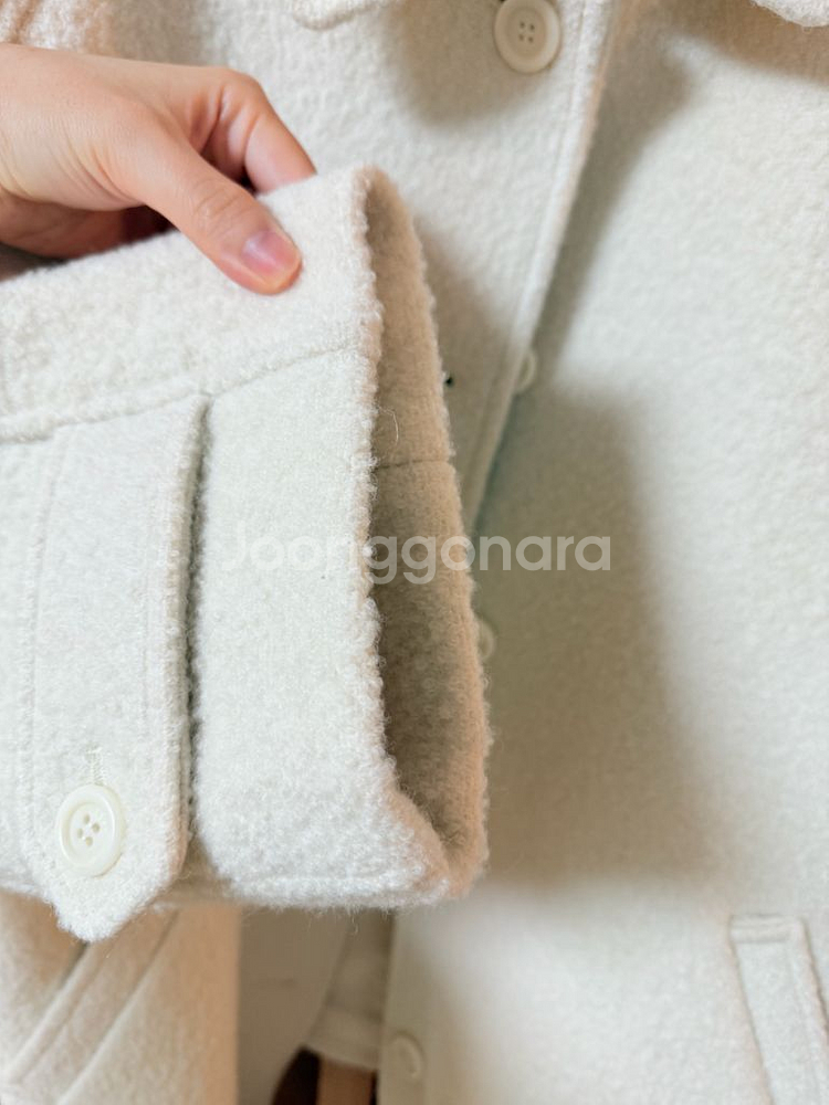 타낫 eto 알파카 울 하프코트 부클하프코트--3