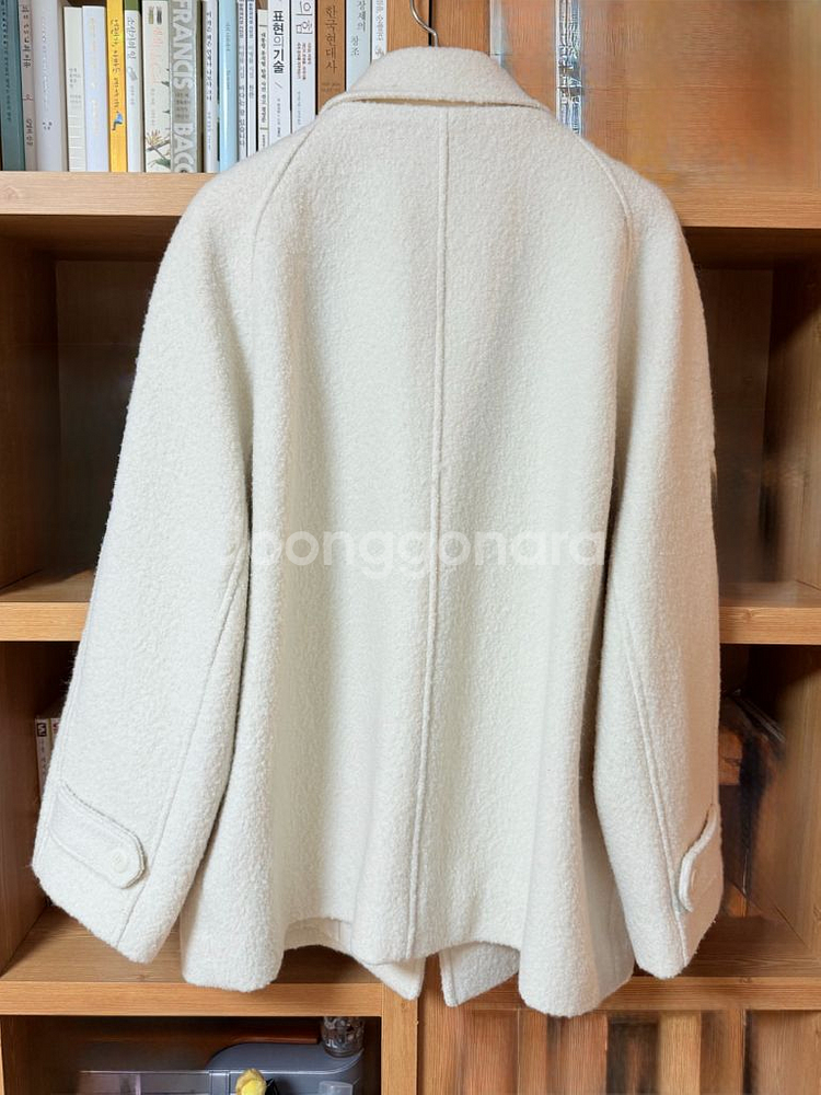 타낫 eto 알파카 울 하프코트 부클하프코트--2