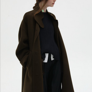 제이청 오버핏 카키색 코트