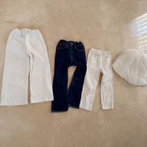 블루독2벌,탑텐1벌바지 세벌 (120)치마 한벌 (5-6세)