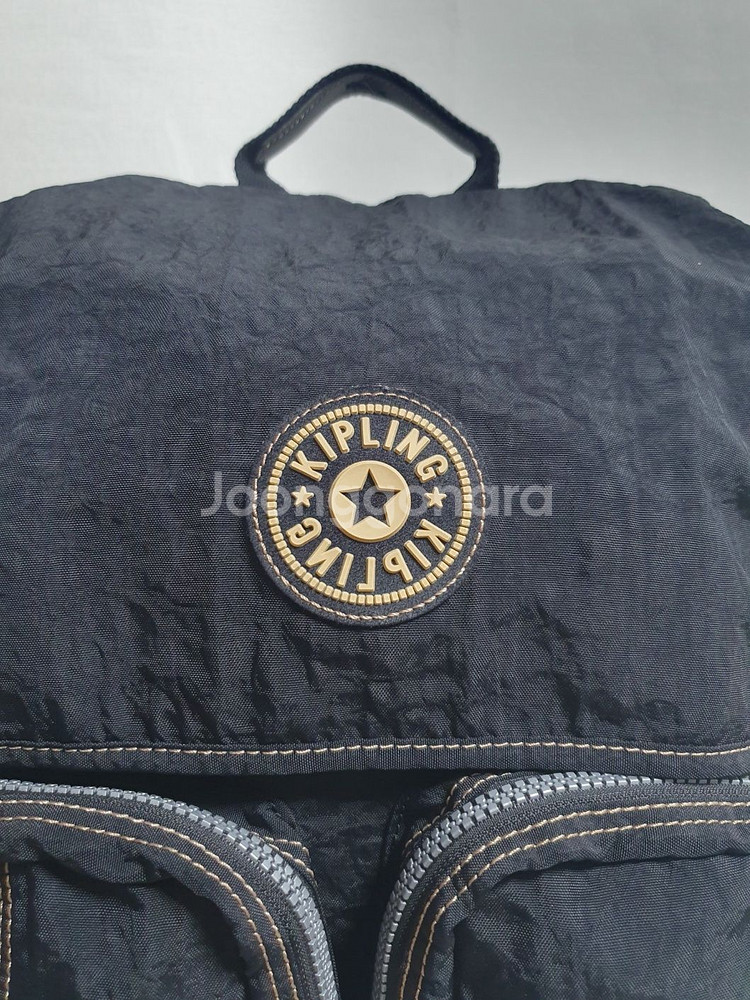 무료배송 키플링 백팩 버티컬 포켓 블랙 가방--6