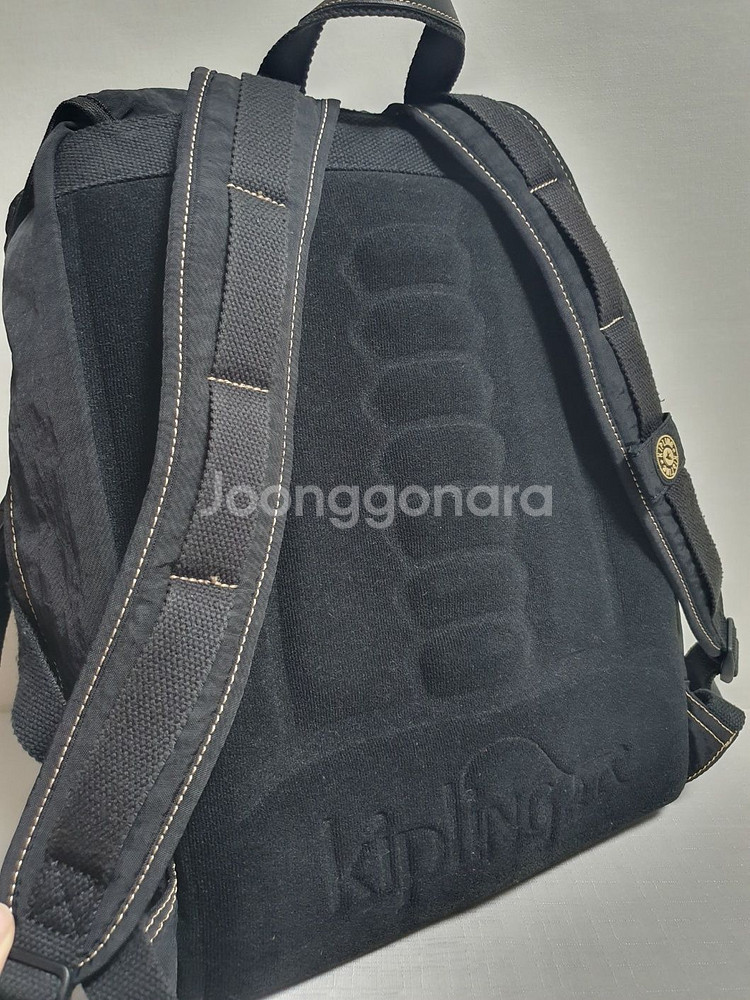 무료배송 키플링 백팩 버티컬 포켓 블랙 가방--8