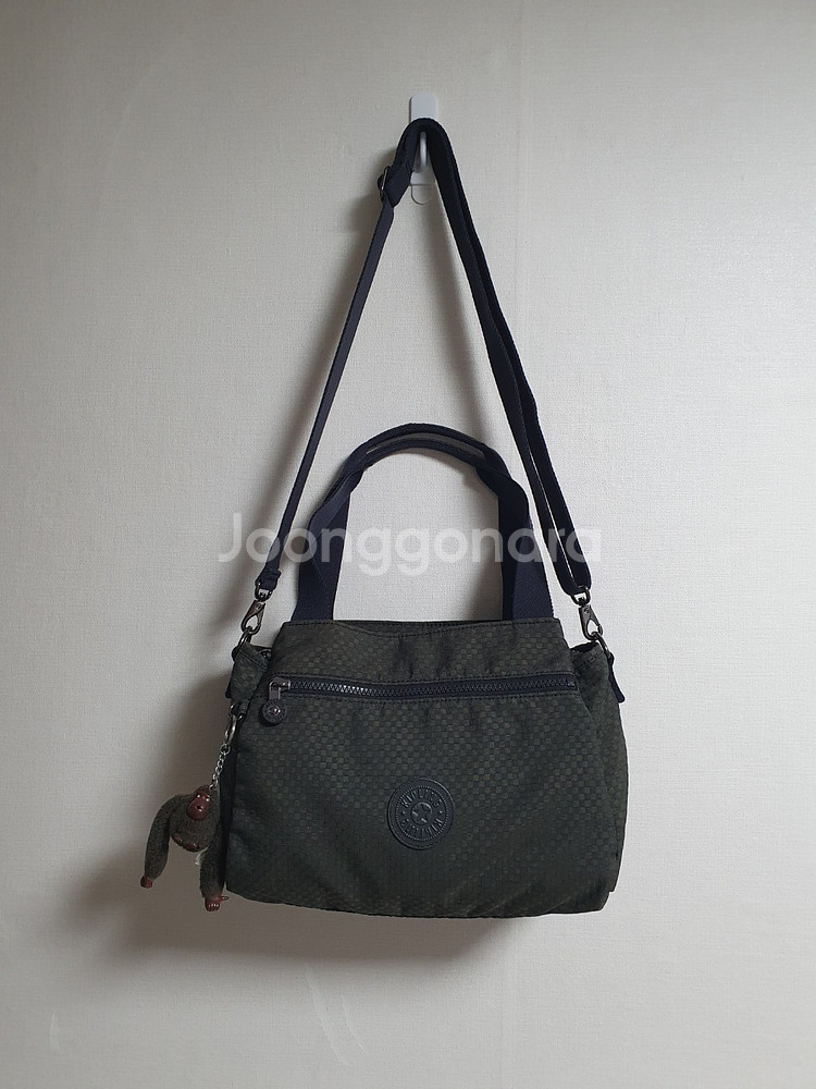 무료배송 키플링 크로스백 엘리시아 카키 토트백 숄더백--0