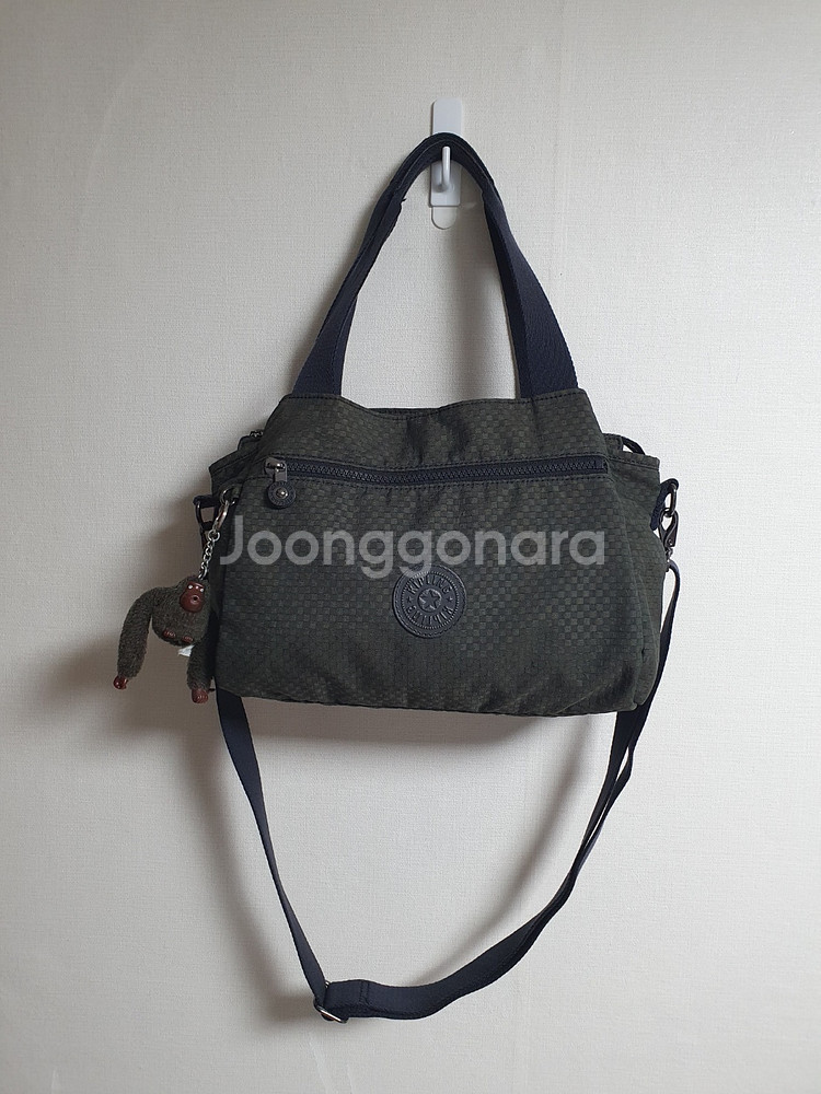 무료배송 키플링 크로스백 엘리시아 카키 토트백 숄더백--1