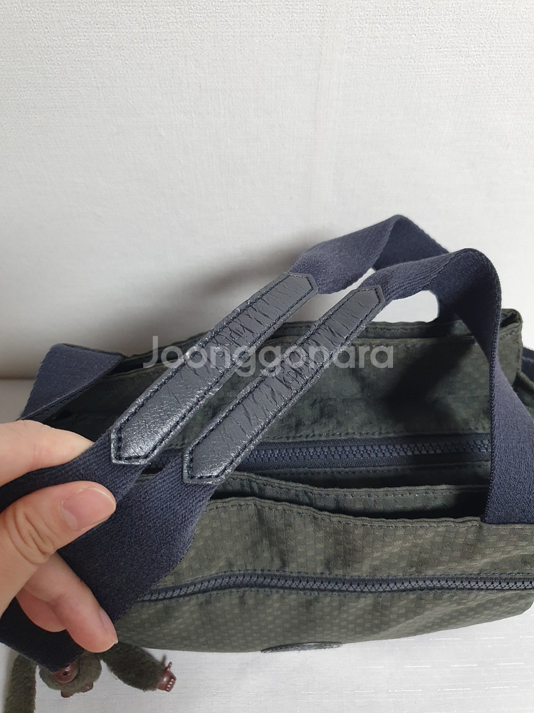 무료배송 키플링 크로스백 엘리시아 카키 토트백 숄더백--4