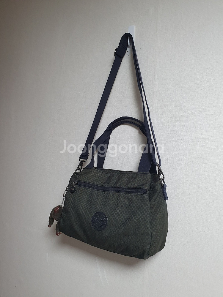 무료배송 키플링 크로스백 엘리시아 카키 토트백 숄더백--5