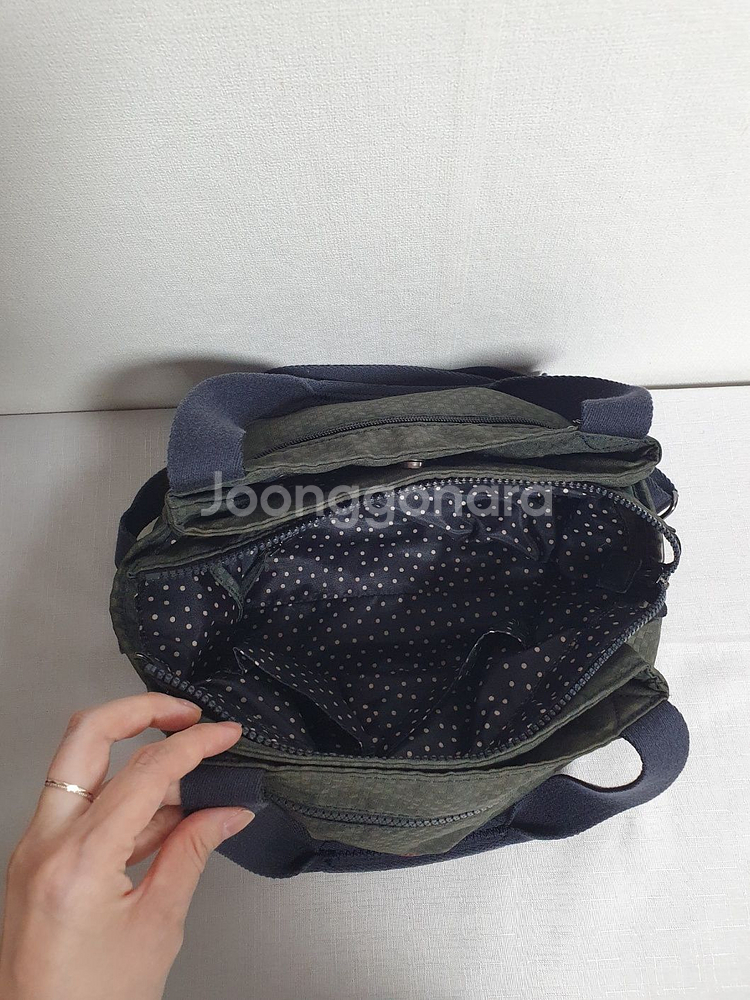 무료배송 키플링 크로스백 엘리시아 카키 토트백 숄더백--6