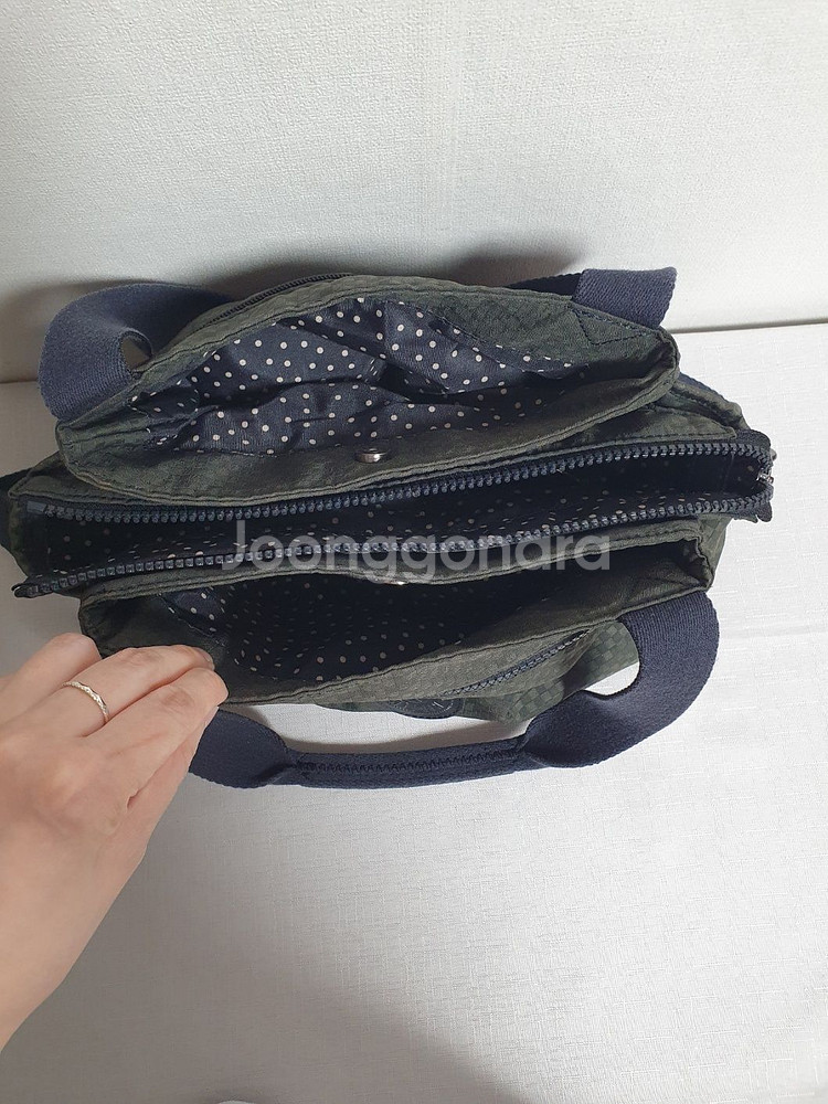 무료배송 키플링 크로스백 엘리시아 카키 토트백 숄더백--7