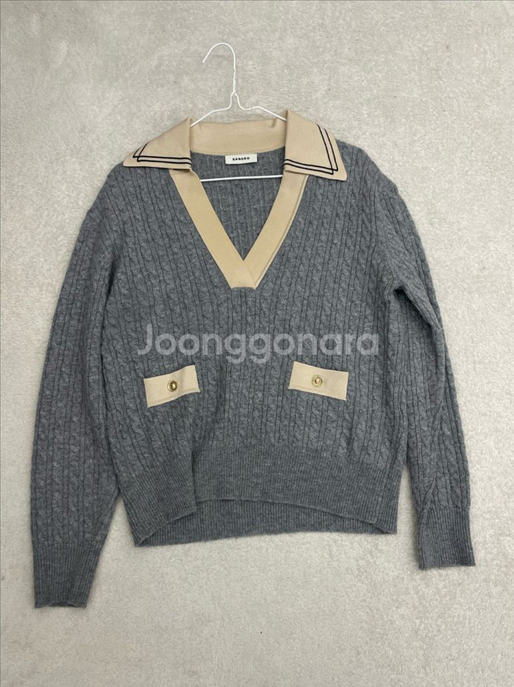 산드로 케이블 니트(55)--1