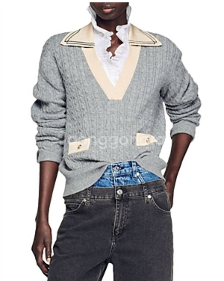 산드로 케이블 니트(55)--0