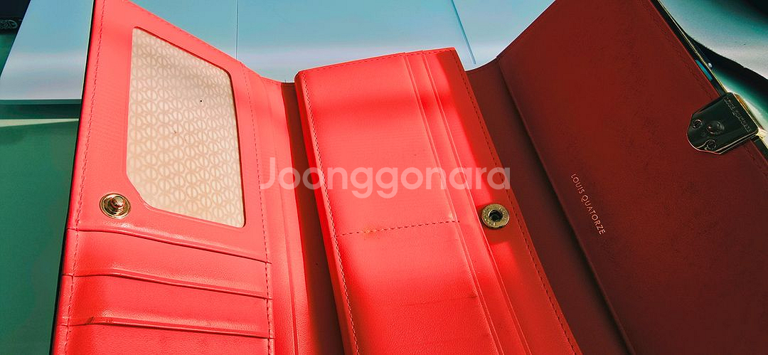 루이까또즈 블랙 여성 장지갑--3