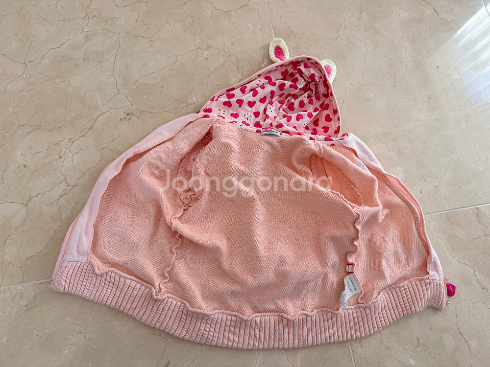 미키하우스 토끼 캐릭터 후드 집업--4