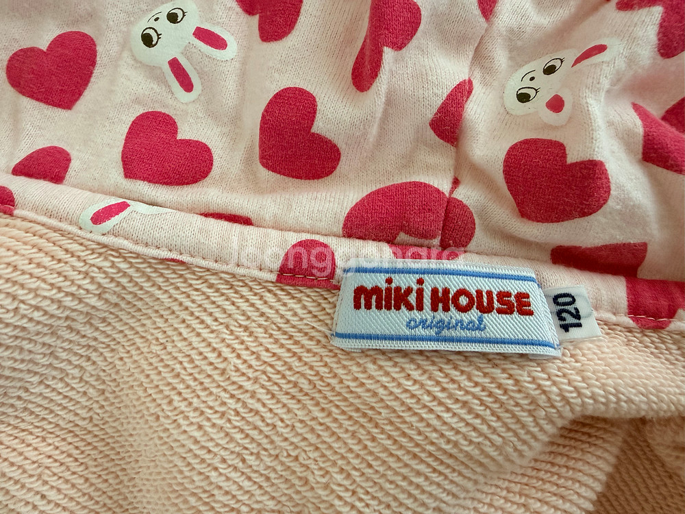 미키하우스 토끼 캐릭터 후드 집업--6