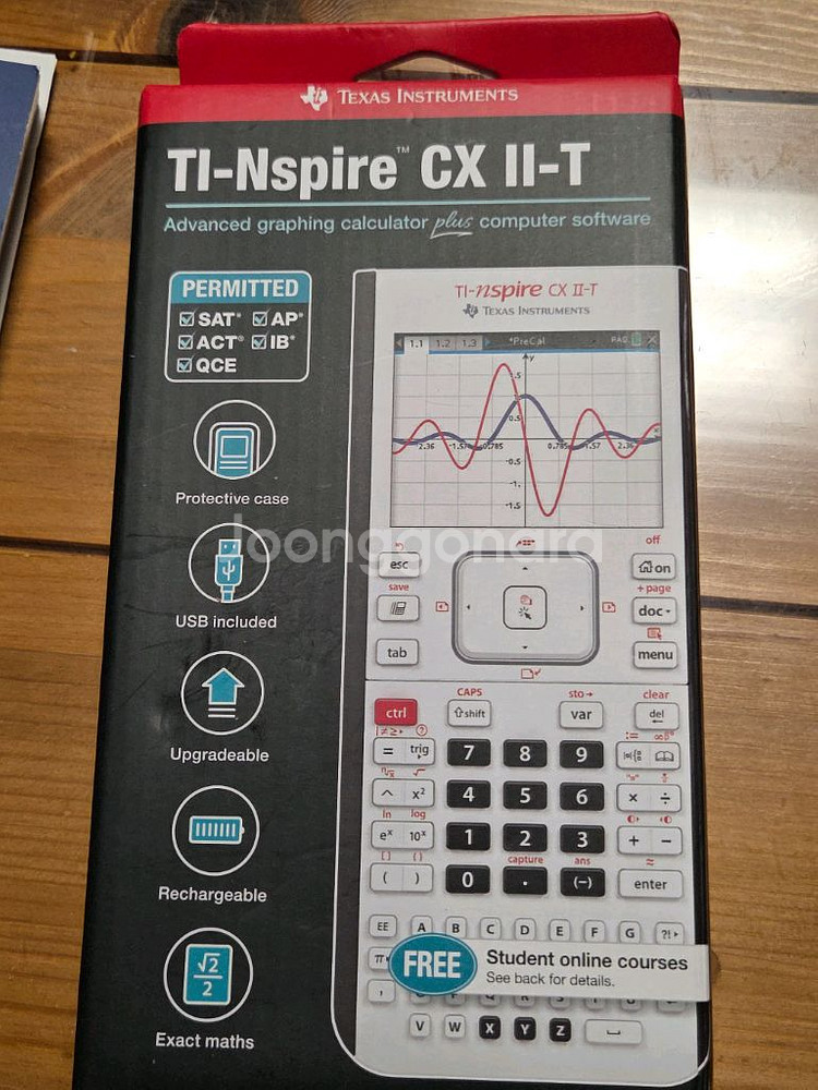 미개봉 TI-Nspire CX II T 공학용 계산기 새상품--0