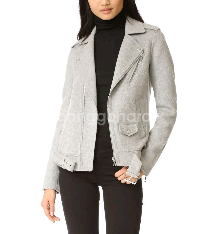 THEORY 띠어리 울캐시미어 모토 자켓--5