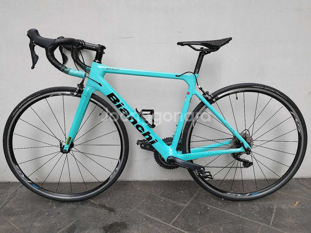 상태A급 23년 비앙키 스프린트 시마노 울테그라 카본 로드자전거 53사이즈 팔아요.--6