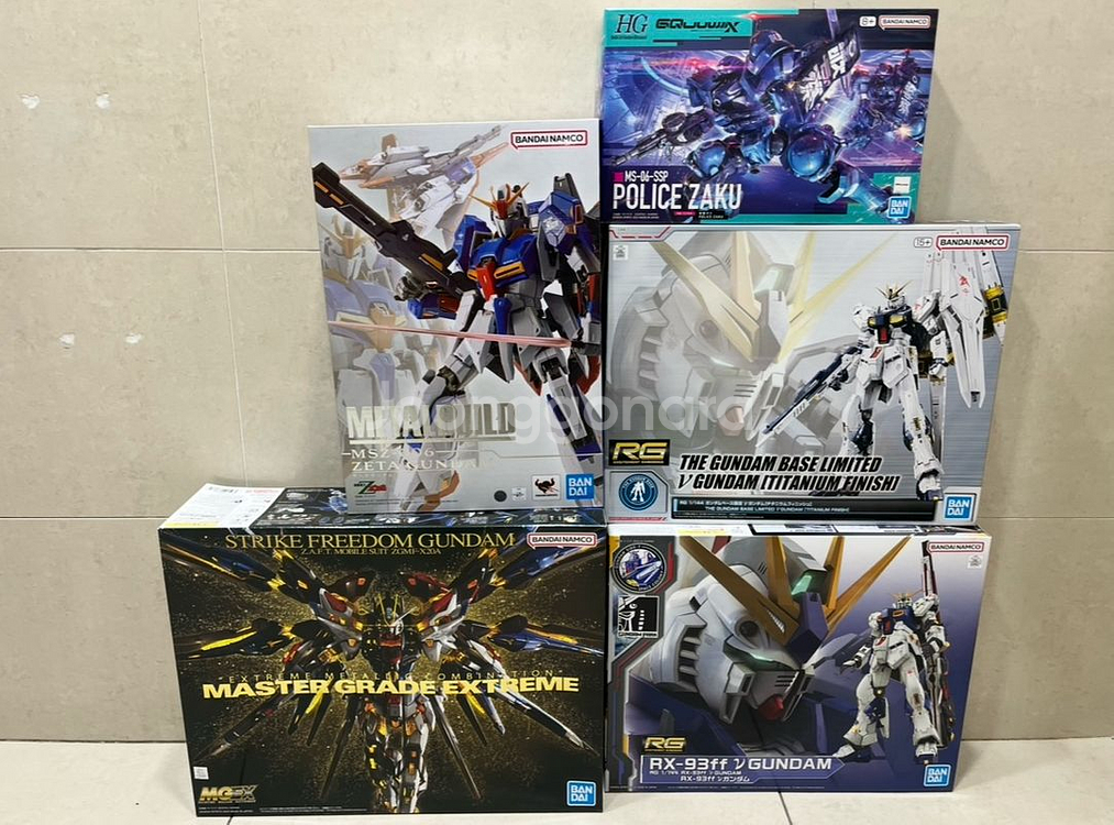 MGEX 스트라이크 프리덤 RG 후쿠오카 뉴건담 HG 군경자쿠 미개봉 미조립 새상품--0