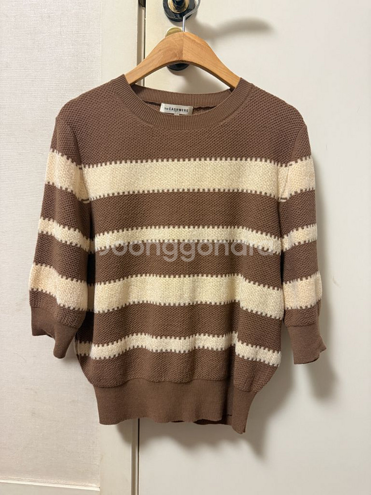 더 캐시미어 울 블렌드 니트 탑 55--0