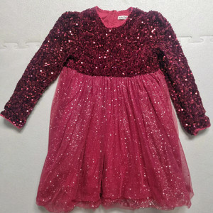 여아 크리스마스 원피스 7세~8세용