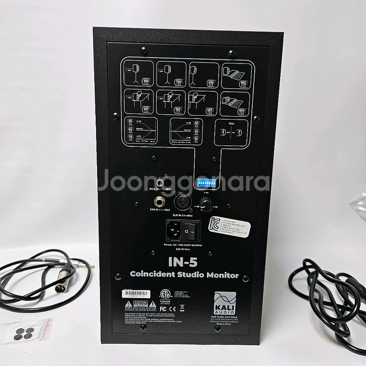 칼리오디오 스피커 IN-5블랙 1통--3