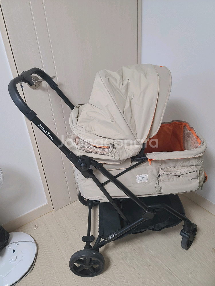 로얄테일즈 유모차 개모차 베이지 / 반려견 용품 강아지 고양이--3