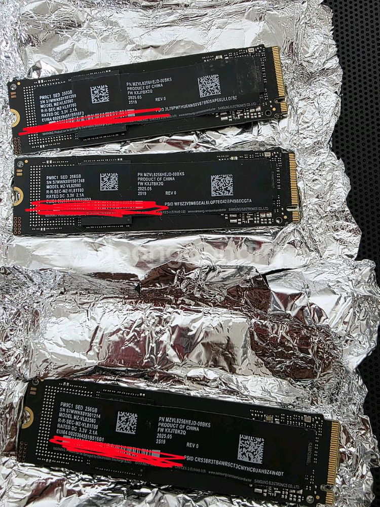 삼성 M.2 pm9c1 256gb 3개 택포 팝니다.--1