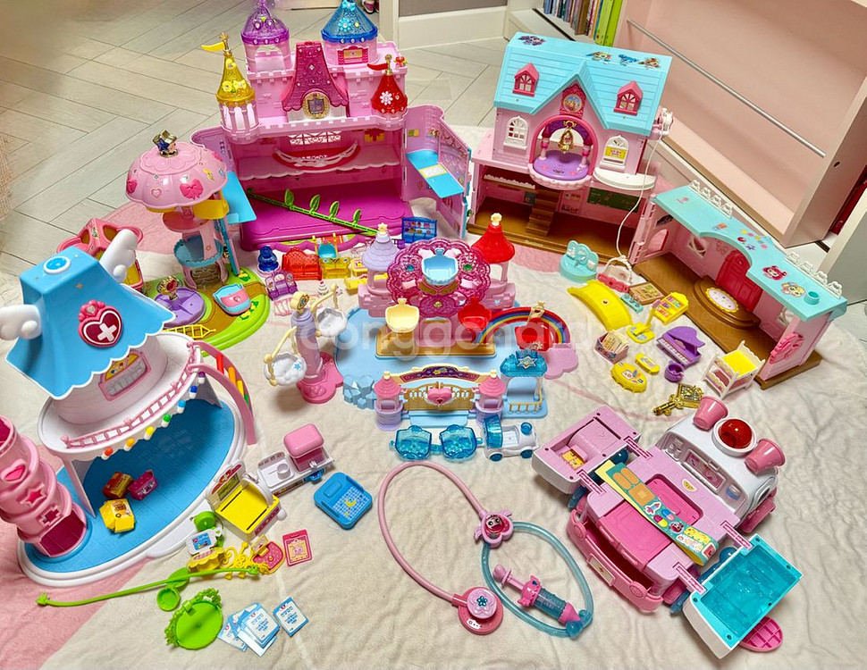 티니핑성,티니핑스쿨,티니핑놀이공원,티니핑병원,티니핑놀이터,티니핑구급차 일괄판매(소품거의완벽)--0