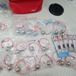 원투채비 구멍봉돌 자작채비